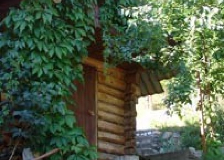 Сарай на дачном участке. Интеграция в ландшафт