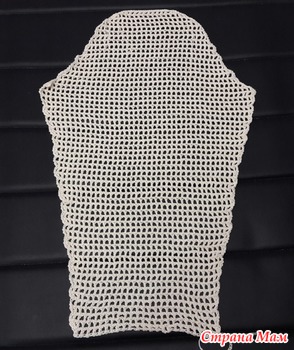Блуза-Туника крючком. Филейная сетка и рельефный узор.