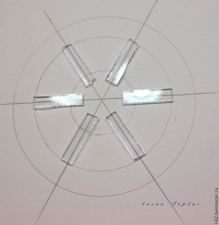 Изготавливаем снежинку из стекла, фото № 6