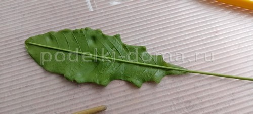 Как слепить одуванчик. Мастер-класс