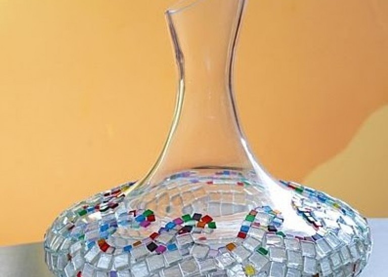 Мозаика своими руками: Декоративная ваза с мозаикой