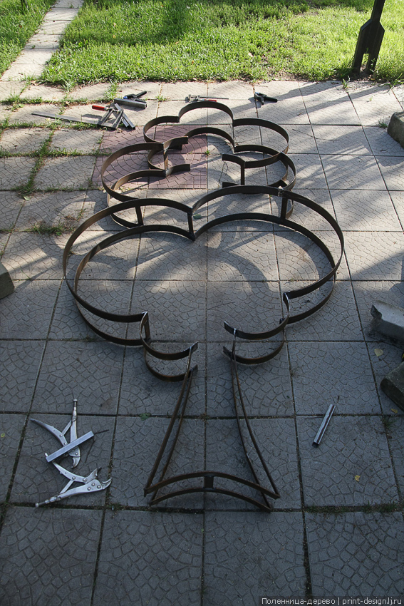 поленница дровяник полено дрова дача деревня ландшафт made of metal своими руками металл diy