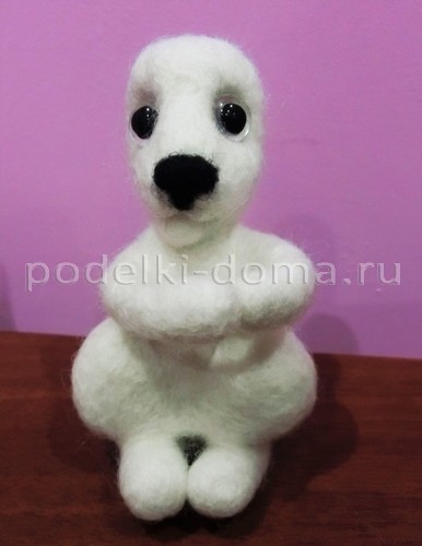 Игрушки собачки (сухое валяние)