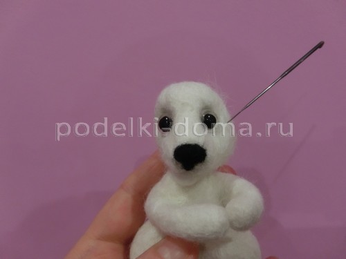 Игрушки собачки (сухое валяние)