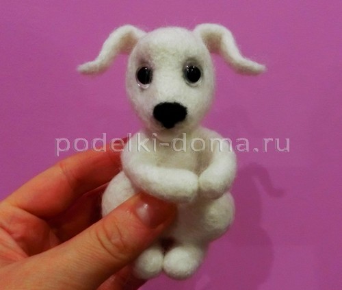 Игрушки собачки (сухое валяние)