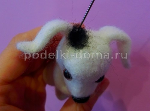Игрушки собачки (сухое валяние)