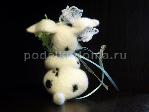 Игрушки собачки (сухое валяние)